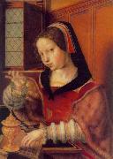 Jan Sanders van Hemessen Woman Weighing Gold oil painting reproduction
